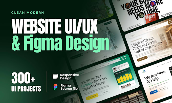 design a modern website ui ux in figma