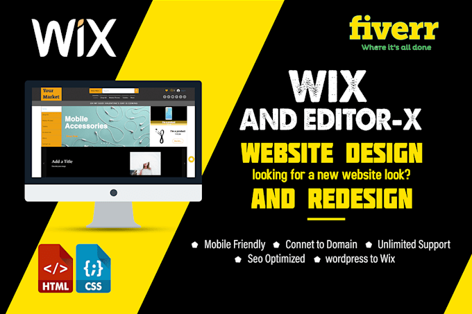 Do editor x website,wix website design,wix website redesign by ...