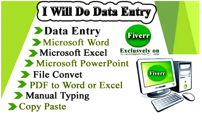 do data entry, data management and data collection