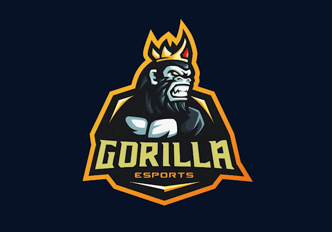 design gorilla logo with my creative thinking