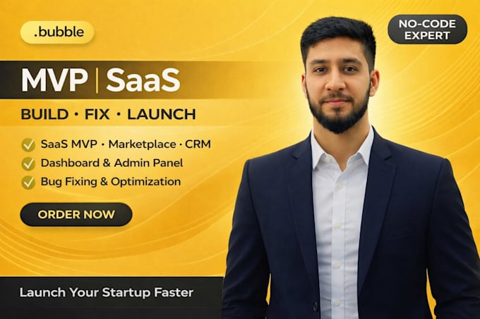 be your bubble io website saas mvp web apps developer with api integrations