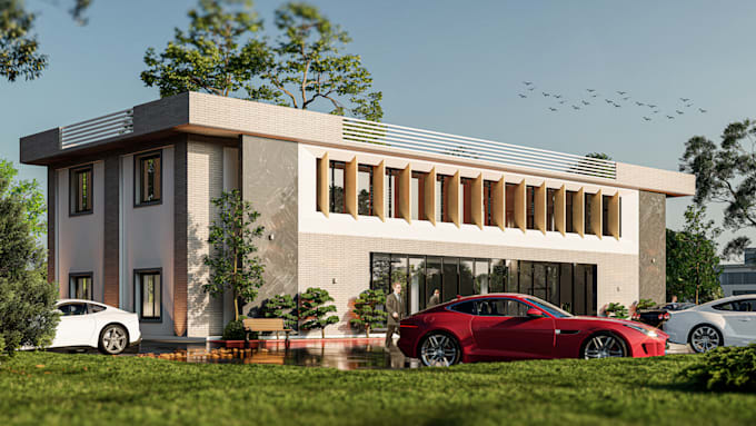 design sketchup 3d floor plan, exterior, interior