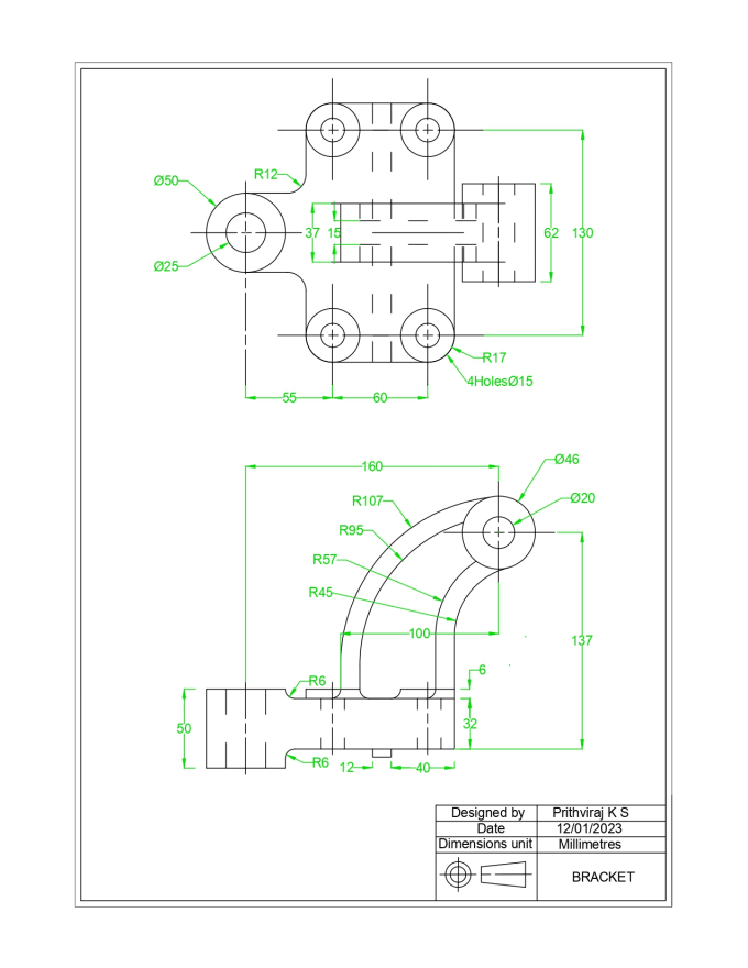 Do industrial drawing and detailing for machine components by ...