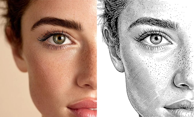 convert your photo to portrait laser engraving file svg dxf