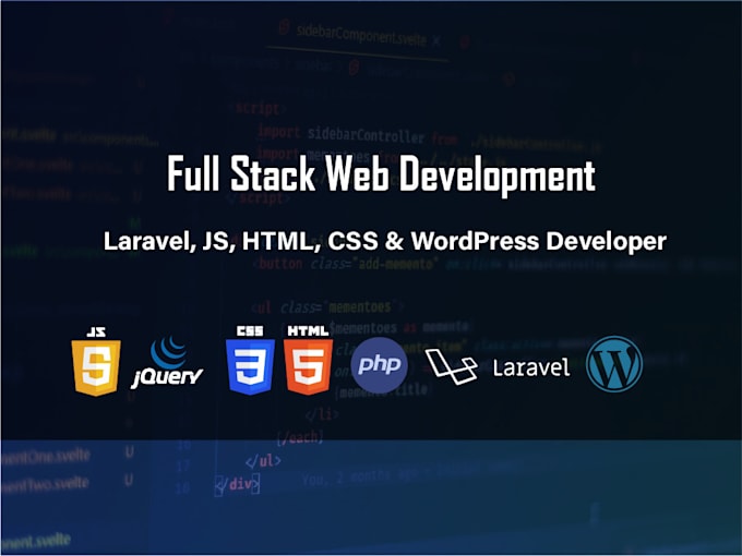 Make a full stack website in laravel and wordpress by Alryhanstech | Fiverr
