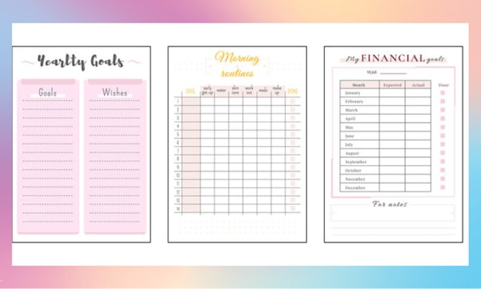 create a personalized checklist