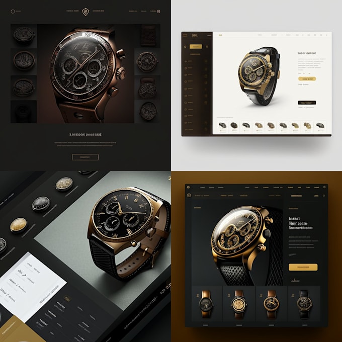 Do website ui ux design, 4k web design by Whitemodel | Fiverr