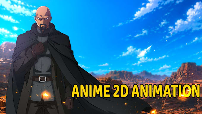 create anime style 2d animated videos