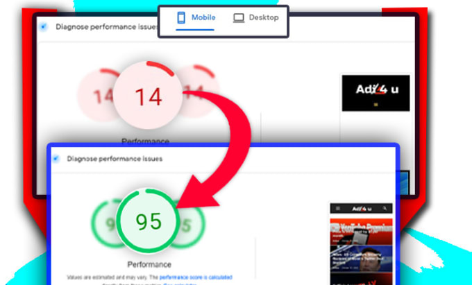 fix core web vitals and optimize speed of wordpress website