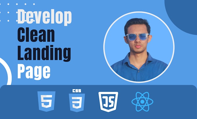 Develop your frontend with html, css, react js, tailwind advance ...