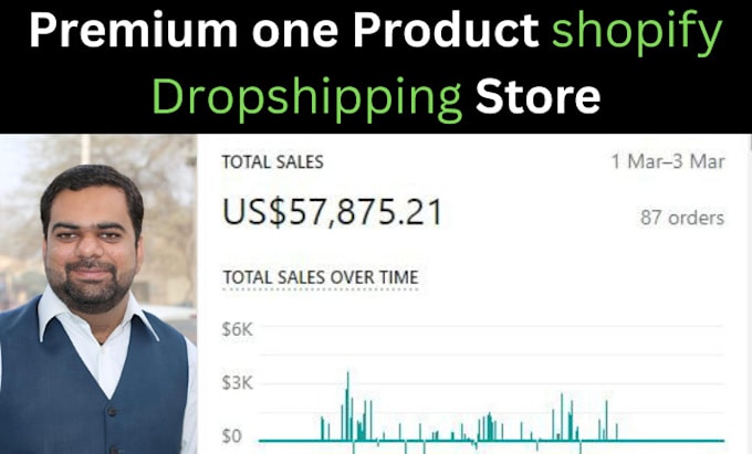 create a branded one product shopify dropshipping store
