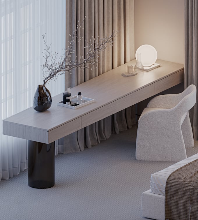 create exclusive interior design, 3d visualization