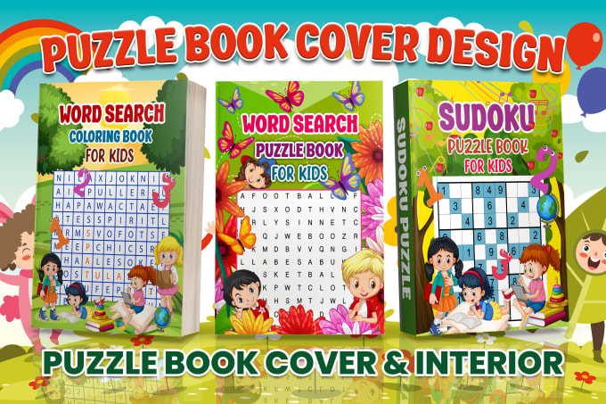 Create sudoku word search crossword puzzle book with low content book