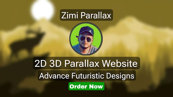 create 2d 3d wordpress parallax website with animation scrolling effects