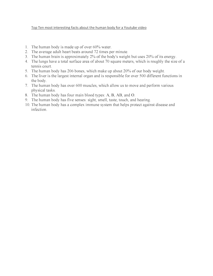 write a youtube script for you