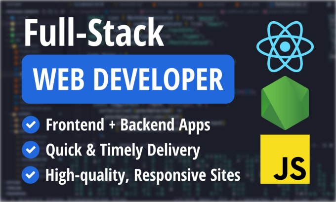 Build fullstack web apps with react and node js by Chromeuniverse | Fiverr
