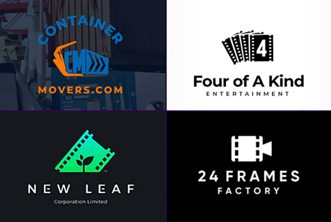 Design photography, movie, and film production logo by