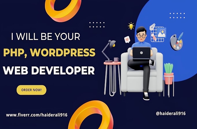 be your php, wordpress web developer