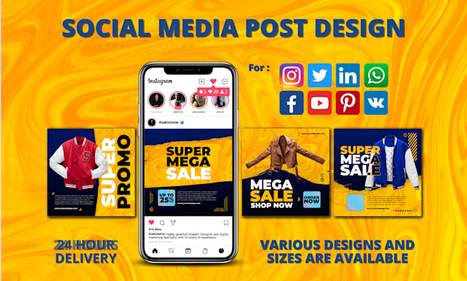 Design professional social media posts and creative ads by Dzakinisme97 ...