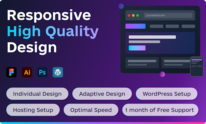 develop a professional responsive wordpress website design