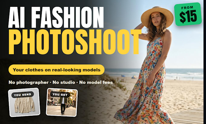 create an ai fashion model photoshoot for your clothing brand