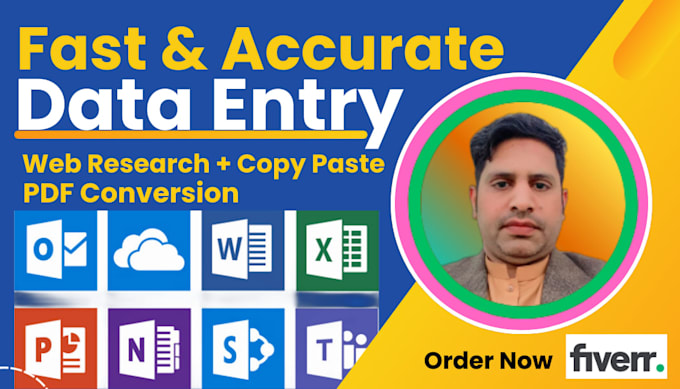 do data entry, web research, copy paste, and excel data entry