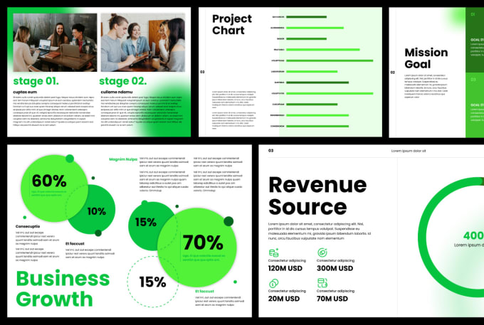 Design company profile google slide proposal investor pitchdeck