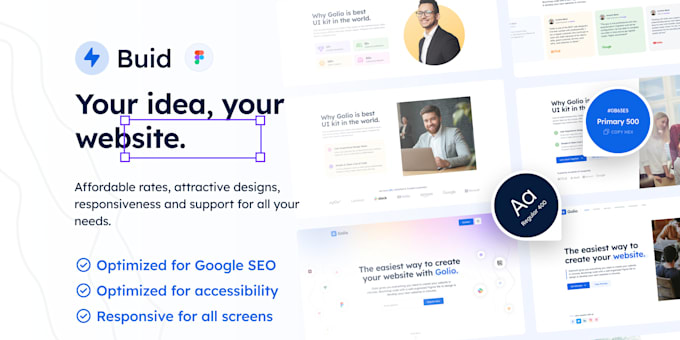 Create a functional, fast, and beautiful website for you by Corviel ...