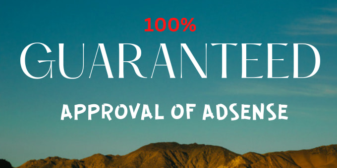 get google adsense approval with guarantee