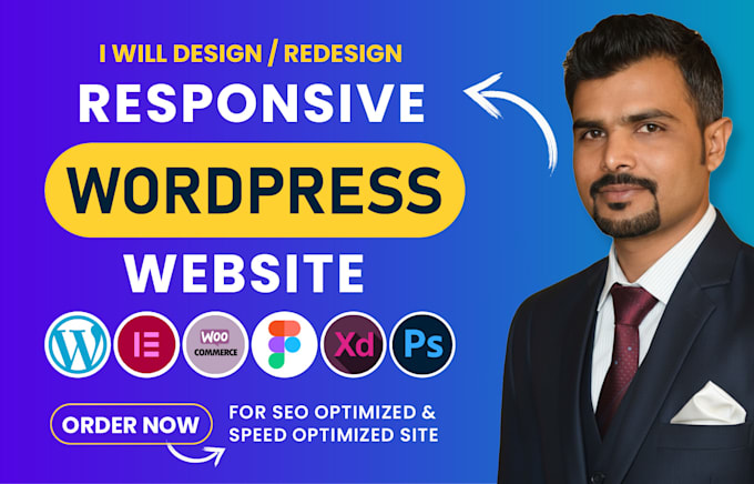 do mobile responsive wordpress website design with fast loading speed