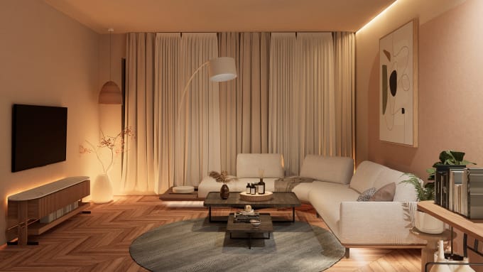 design and model your 3d interior, floor plan and render it