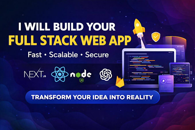develop a scalable full stack web application
