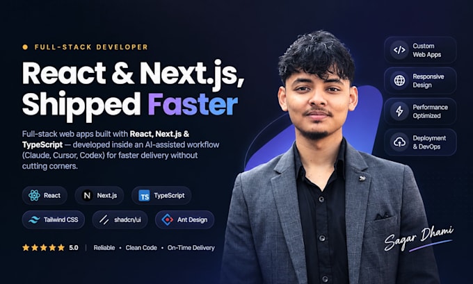 build your react next js ai powered website using claude cursor or codex