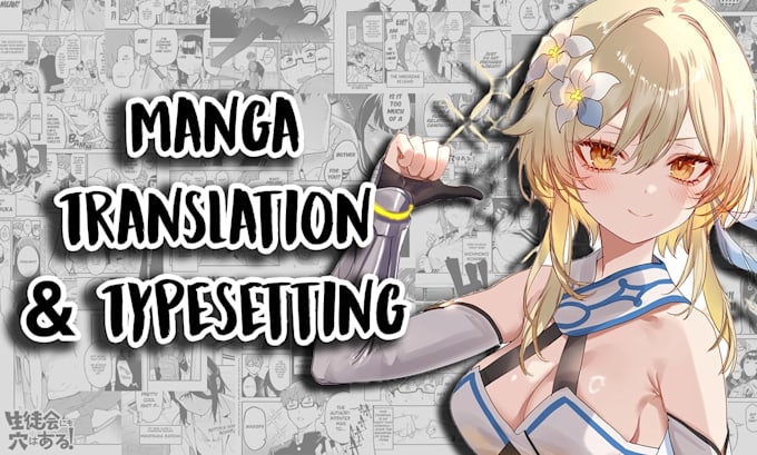 translate and typeset your manga