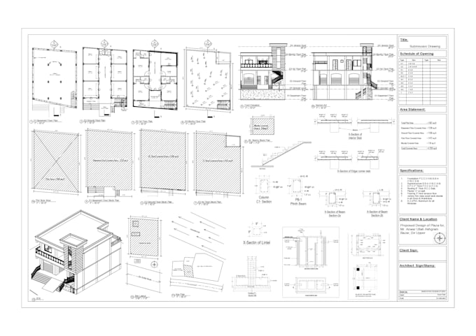 design autocad 2d floor plan architectural floor plan