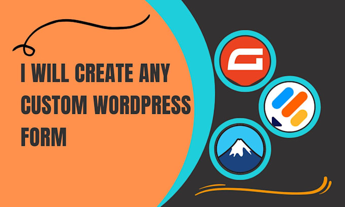 any custom wordpress form by gravity form or jot form