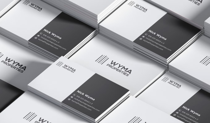 I will create a professional luxury business card for your business