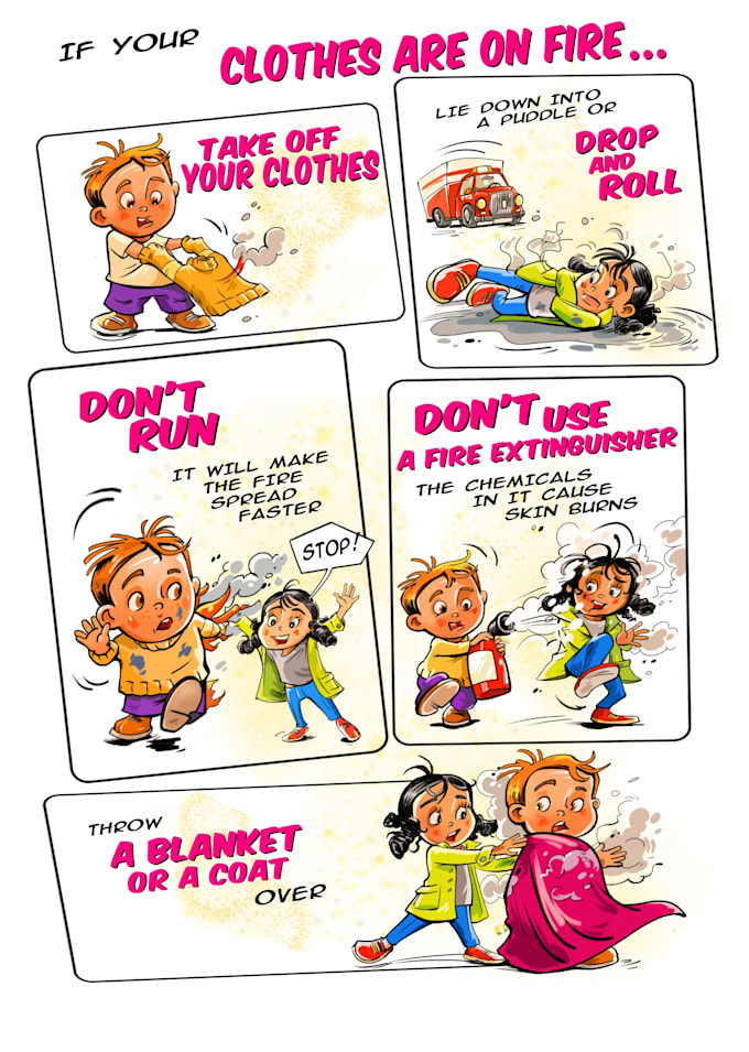 draw instructions for teaching children or staff development
