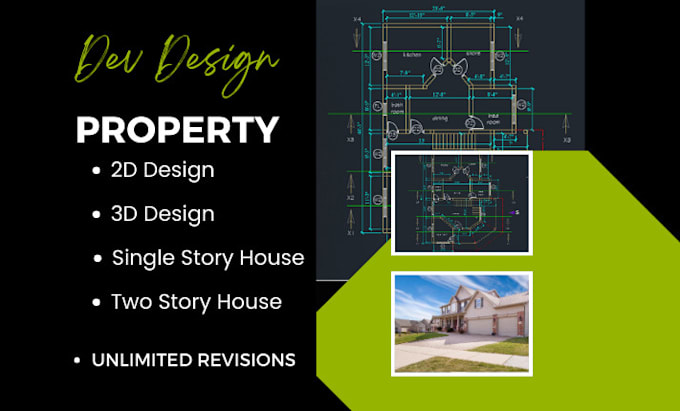 Draw 2d 3d house plan in autocad, revit