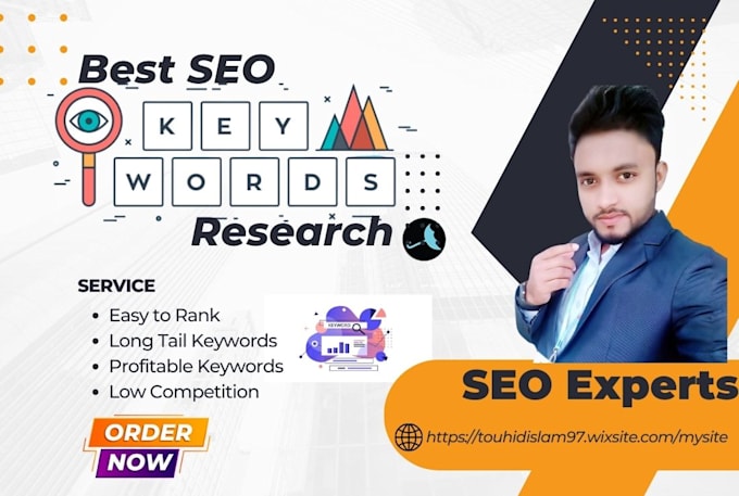 do advanced SEO keyword research and competitors analysis