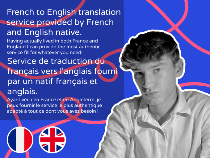 Translate text from french to english by Alprob123 | Fiverr