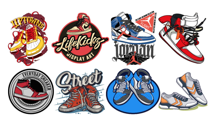 dise ar zapatillas minimalistas calzado o logotipo de zapater a