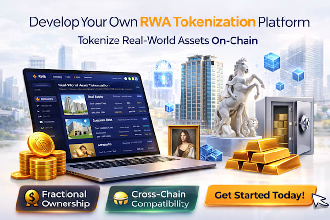 build rwa tokenization platform for real estate, gold,assets
