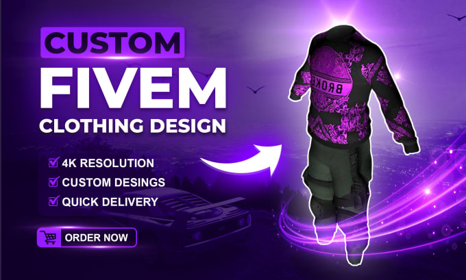 Design personalized custom fivem clothing by Rud1cal | Fiverr