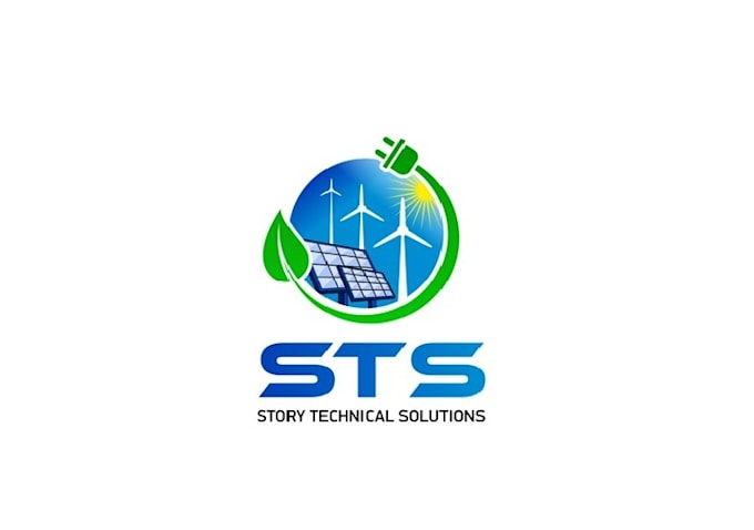 design premium renewable field service company logo