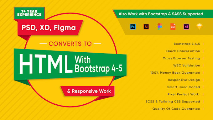 frontend developer, website designer, figma to html bootstrap