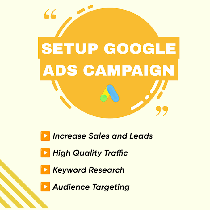 Setup and manage google ads campaign by Jimsepticeye Fiverr