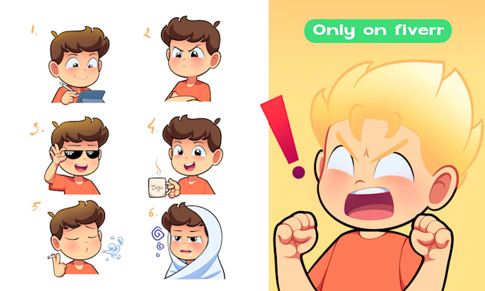 custom cute twitch emotes in 24 hours