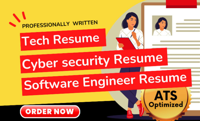 write or review professional IT resume, tech resume and cyber security resume