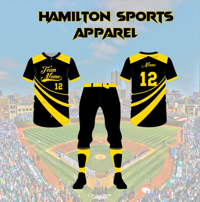 Do custom baseball jersey design or sublimation design by Hamilton_sports